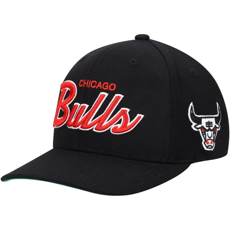Men's NBA Chicago Bulls Foundation Script Strecth Snapback