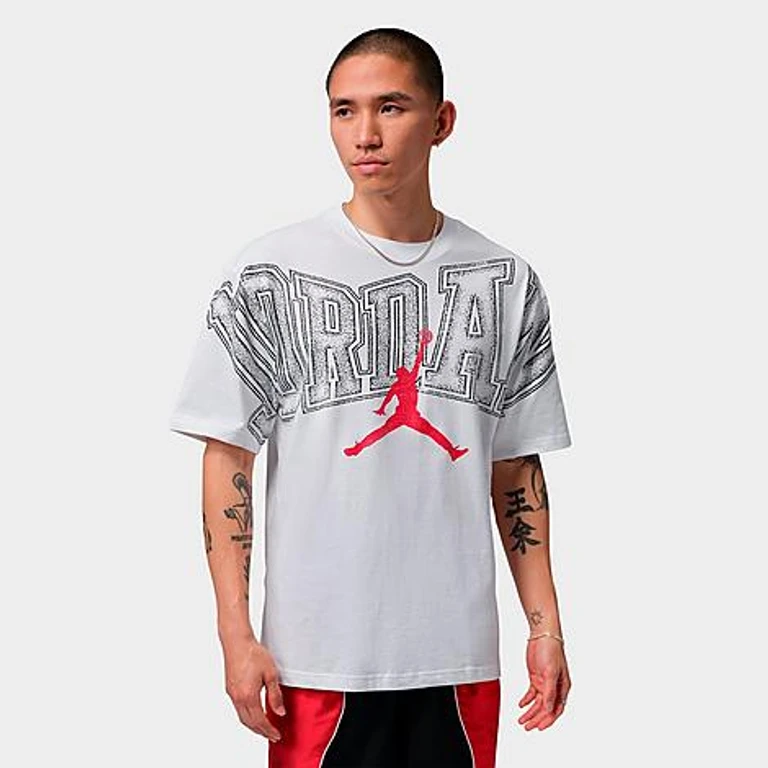 Nike Men's Jordan Stretch Graphic T-Shirt in White Size: XS