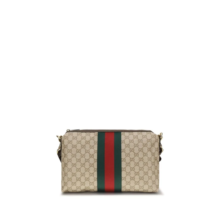 Gucci Beige Cotton Shoulder Bag - Men