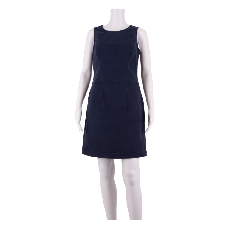 BODEN Womens Shift Dress Blue Sleeveless Knee Length UK 10