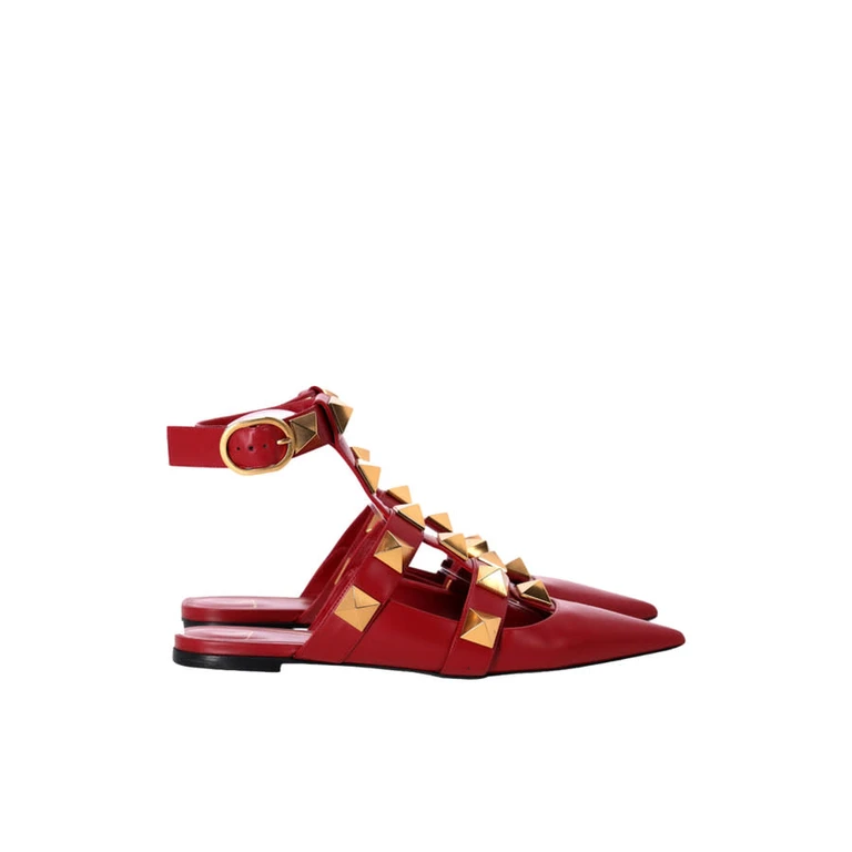 Valentino Garavani Roman Stud Ballet Flats (WW2S0BY5ZWM0RO)