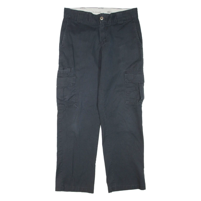 DICKIES Cargo Mens Trousers Grey Regular Straight W30 L30