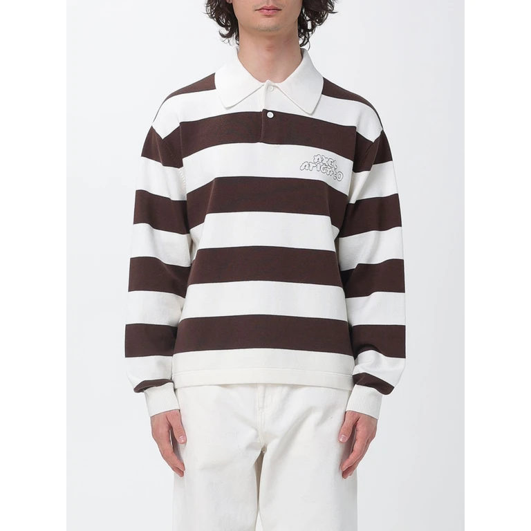 Polo Shirt Men color Brown (A3947003)