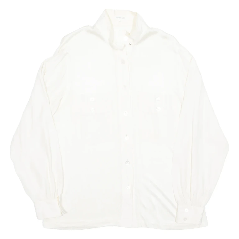Womens Blouse Beige Long Sleeve L