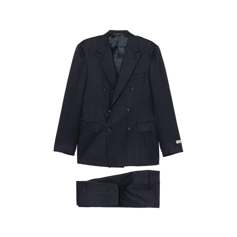 Pinstripe Double-breasted Suit