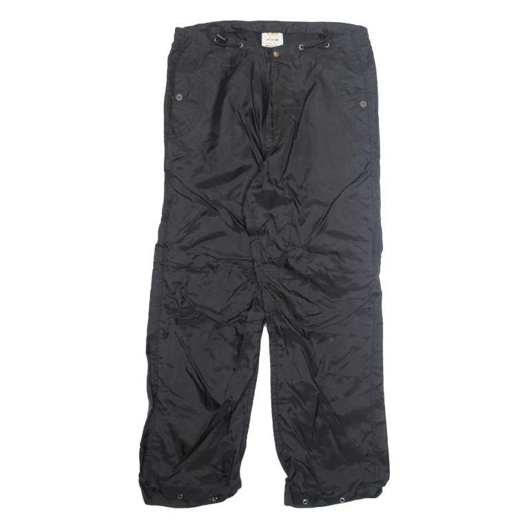 JDC Outdoor Mens Trousers Black Regular Tapered W32 L29