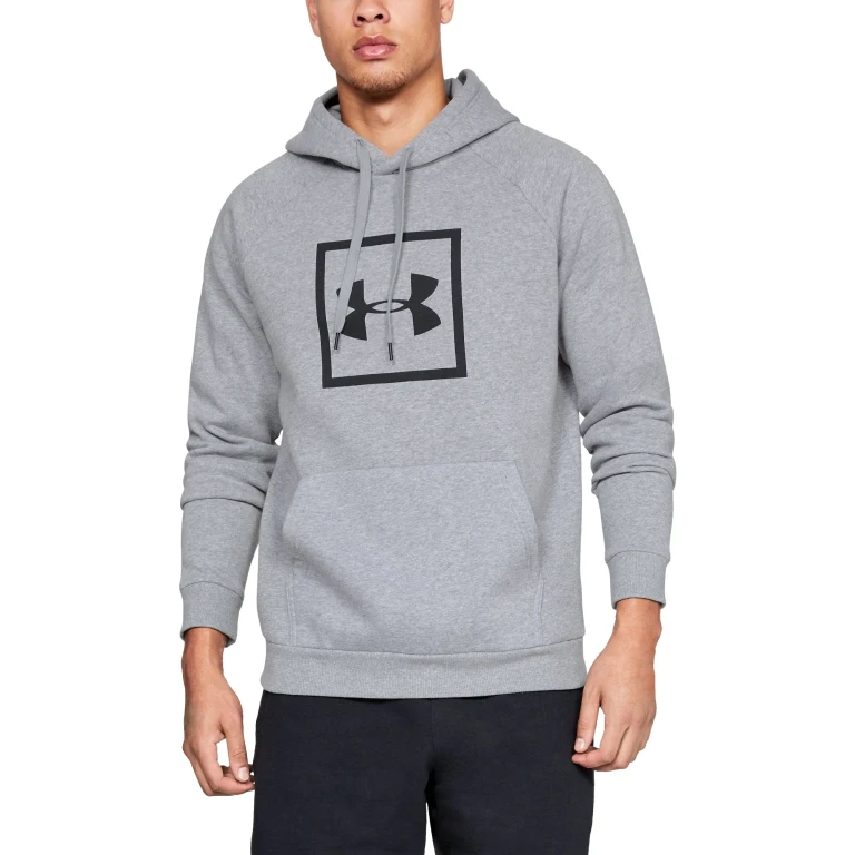 Men's Rival Fleece Box Logo Hoodie Sweaters
