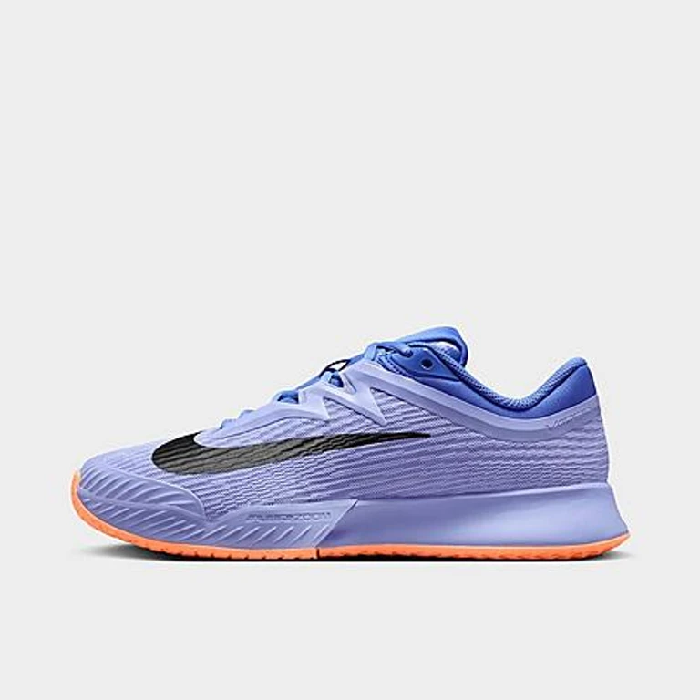 Women's Zoom Vapor Pro 3 Hard Court Tennis Shoes in Light Thistle/Sapphire/Orange Pulse Size: 5.0