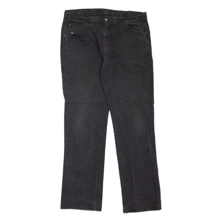DICKIES Workwear Mens Jeans Black Regular Straight W36 L34