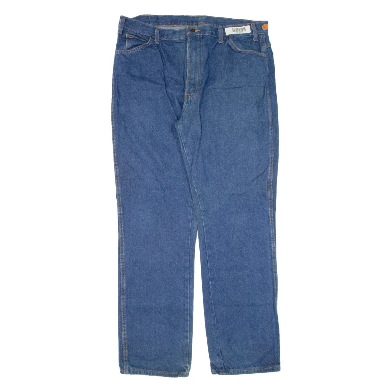 DICKIES Workwear Mens Jeans Blue Regular Straight W35 L34
