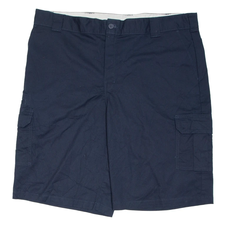 DICKIES Mens Workwear Shorts Blue Relaxed 2XL W42