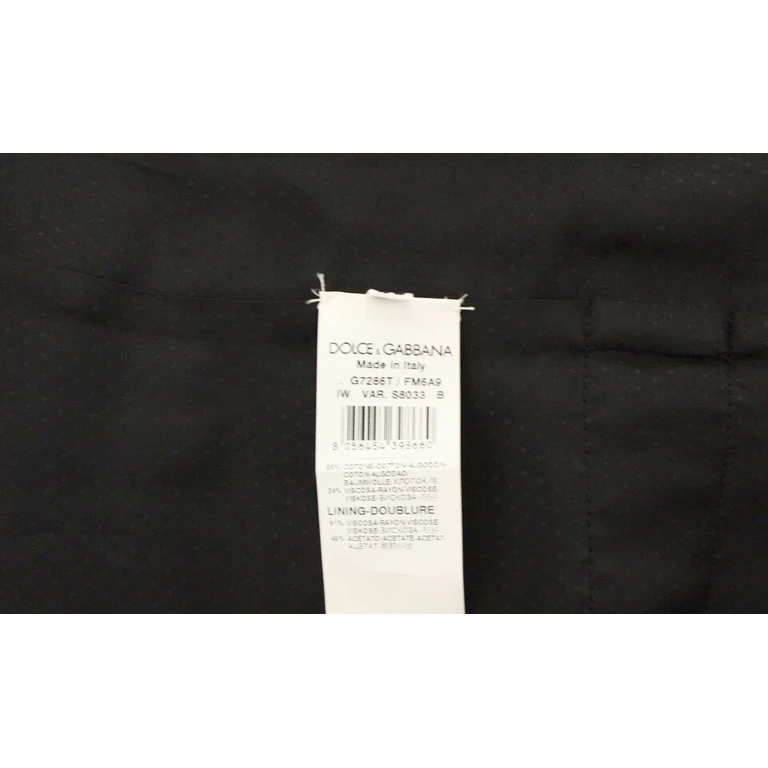 Dolce & Gabbana Brown Cotton Blend Dress Vest Gilet - Men
