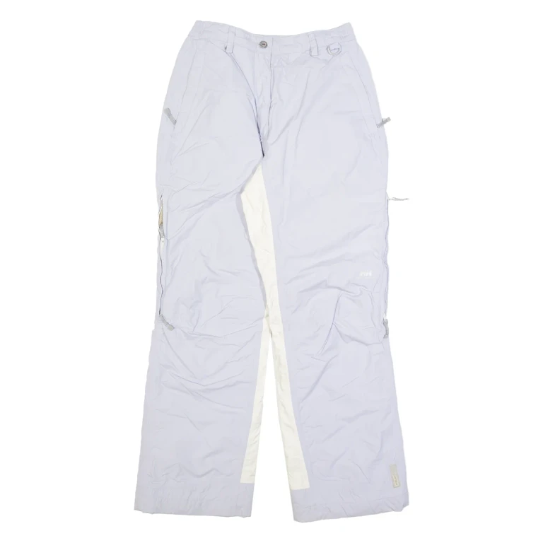 HELLY HANSEN Womens Snow Pants Purple Straight M W26 L30