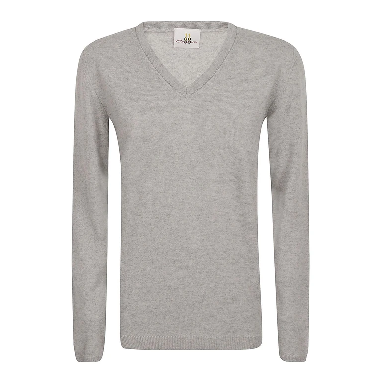 Eleven88 Pull À Col V - Gris Clair (THUJAGRIGIOCHIARO)