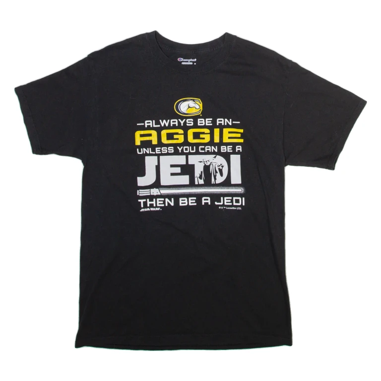 CHAMPION Star Wars Mens T-Shirt Black M
