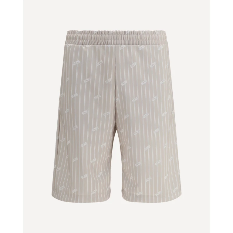 GCDS All-over logo pinstripe Shorts