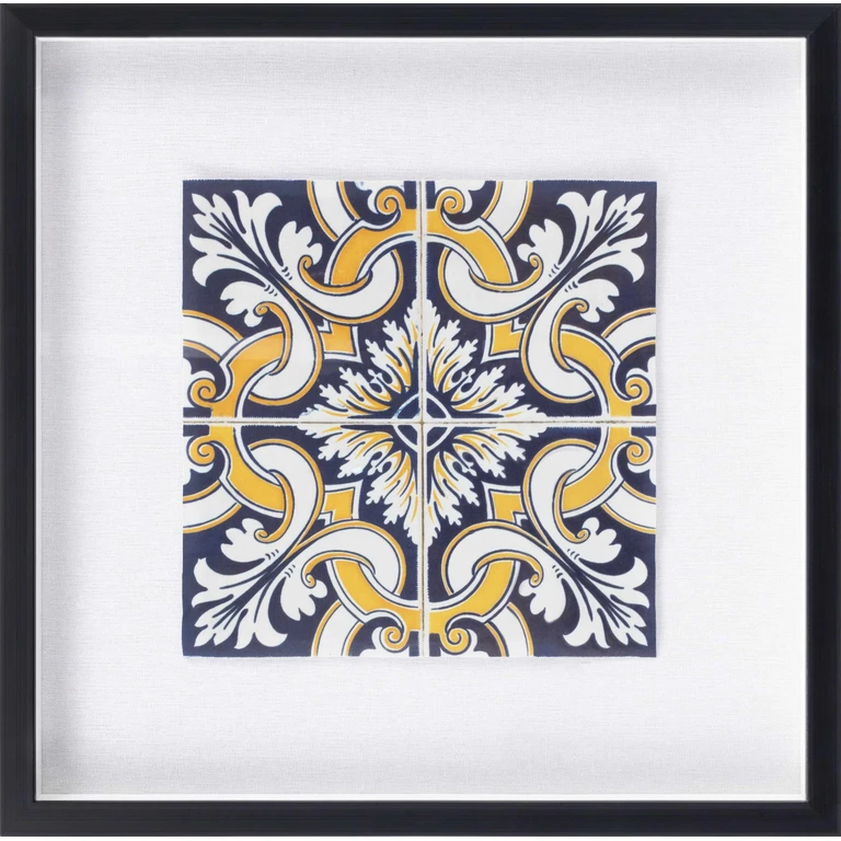 Mazgirt Majestic Black Frame Wall Art Piece - Clearance
