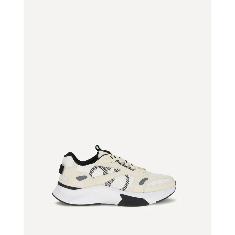 Demivee mesh and suede Sneakers Male 40