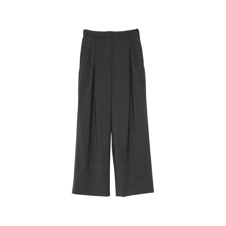Pleated Wide-leg Trousers