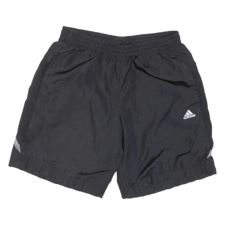 ADIDAS Mesh Lining Mens Swimming Shorts Black Relaxed M W30