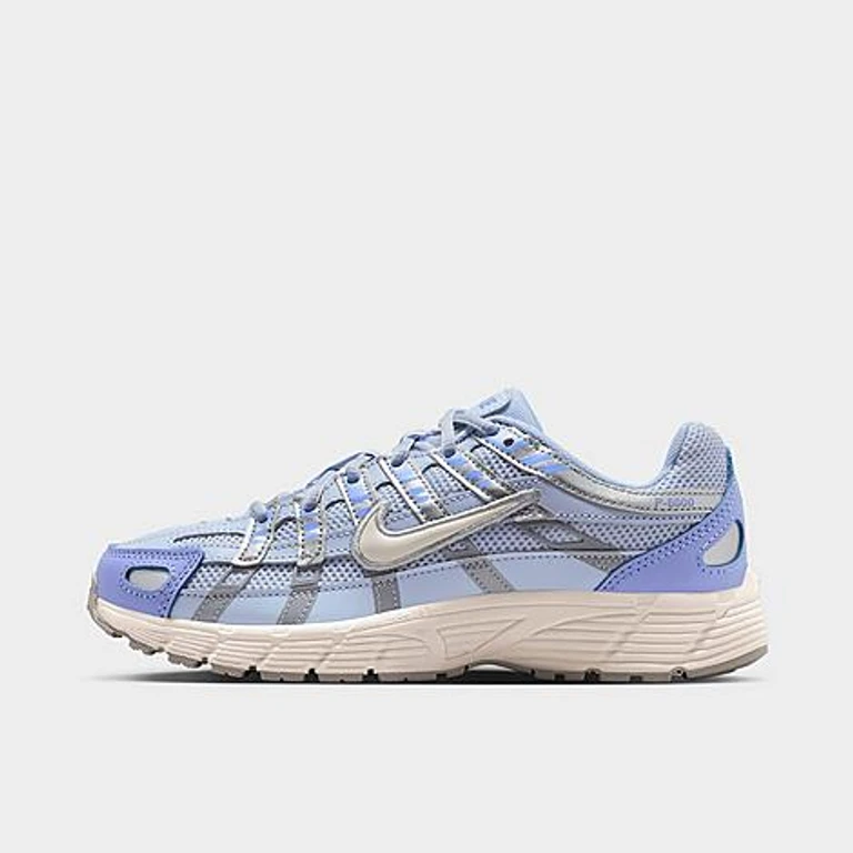 Big Kids P-6000 Casual Shoes in Ghost/Light Thistle/Iron Purple Size: 3.5