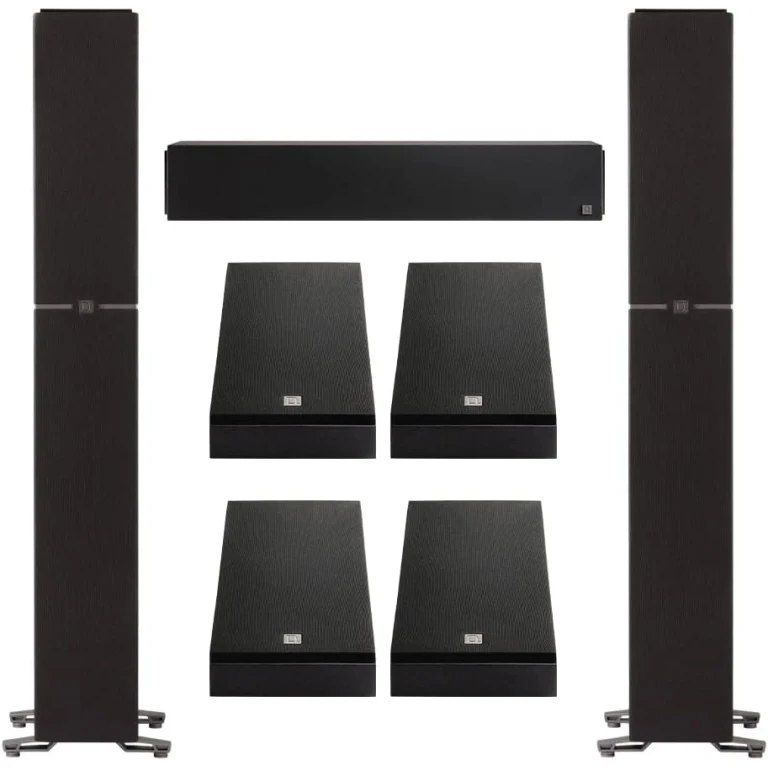 Dymension 7-Channel Surround Sound System - Bundle with (2) DM60 Towers, (1) DM20 Center Channel, and (4) DM95 Rear Speakers (Bundle)