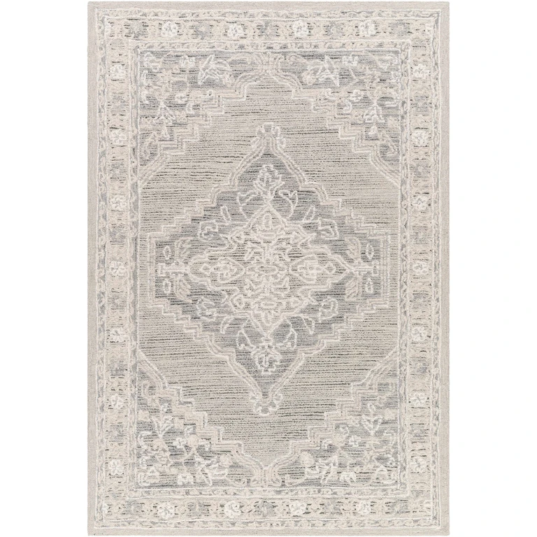 Nani Gray Wool Blend Area Rug - Clearance