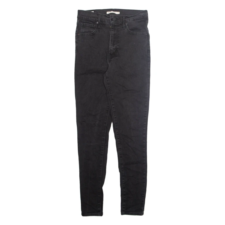LEVI'S Womens Jeans Black Slim Skinny W29 L30