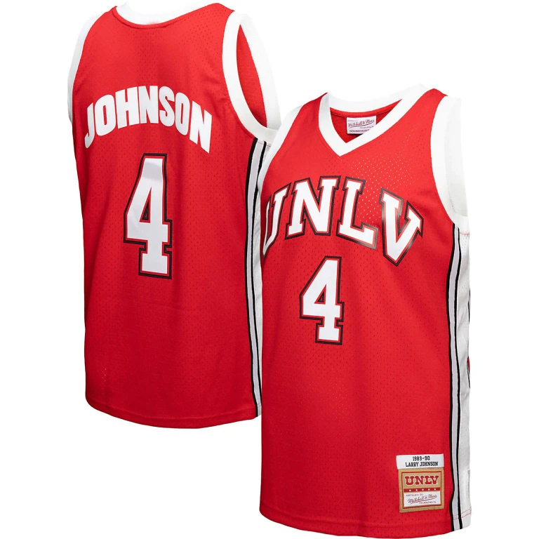 Men's Ncaa Dark Jersey Unlv 1989 Larry Johnson