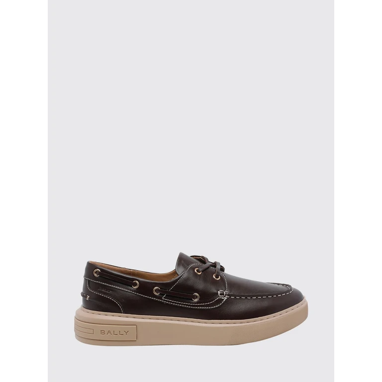 Smooth Calfskin Boat Shoes with Embossed Logo (MSK0GEVT013U8I7)