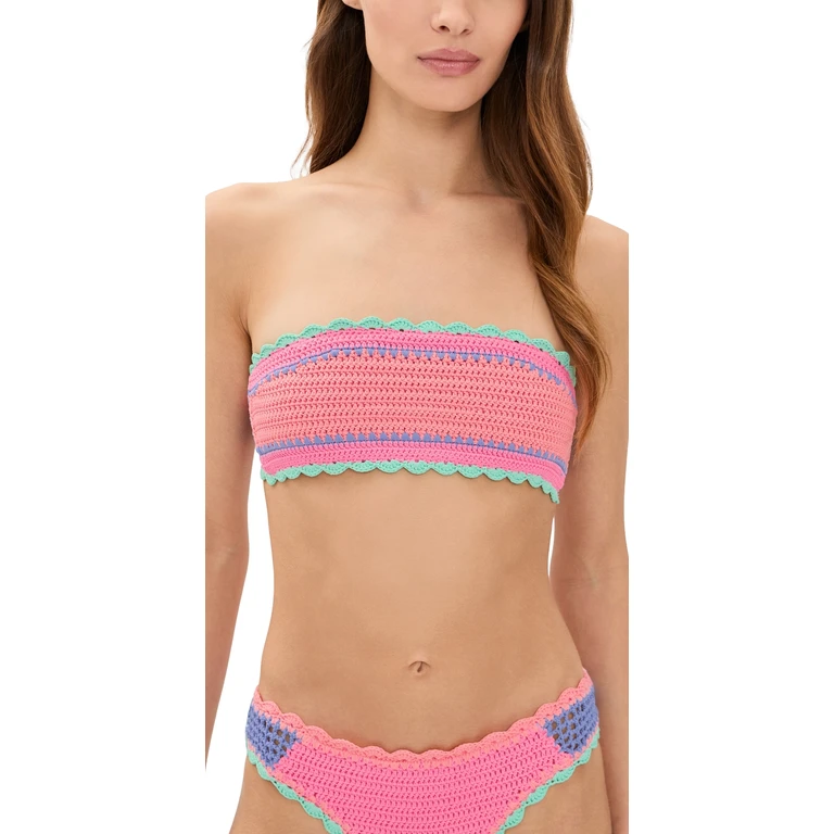 Beach Riot Rey Top Sea Breeze Crochet S