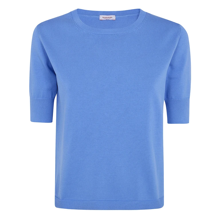 ROSSO PURO Crew Neck Short Sleeve Top