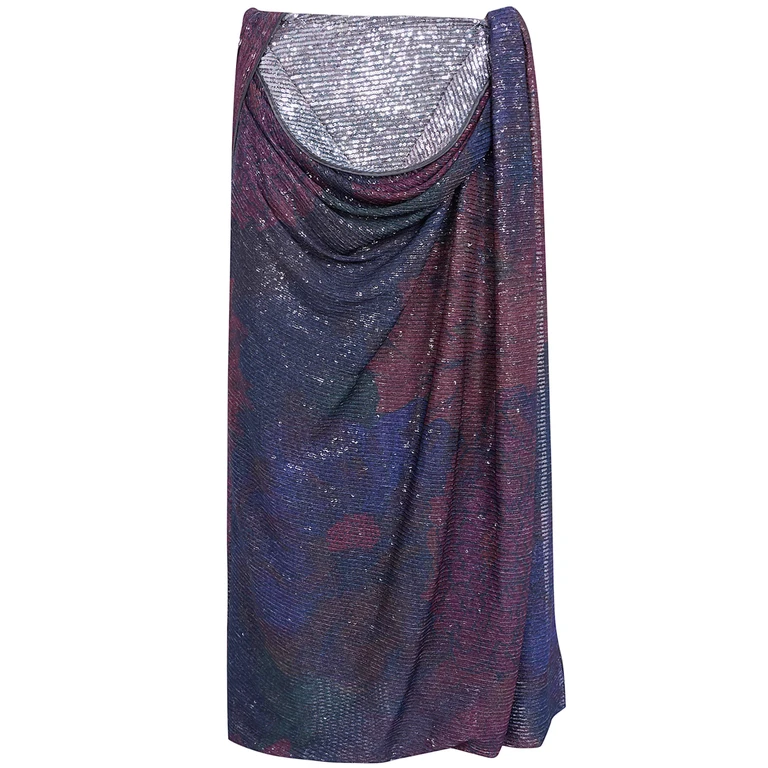 MAISON MARGIELA Skirt Draped Maxi "Sequins Draped Maxi Skirt"