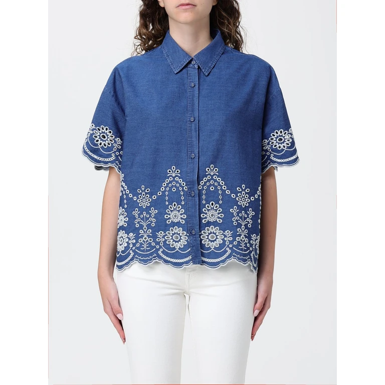 Shirt Woman color Denim (CEM000100473L)