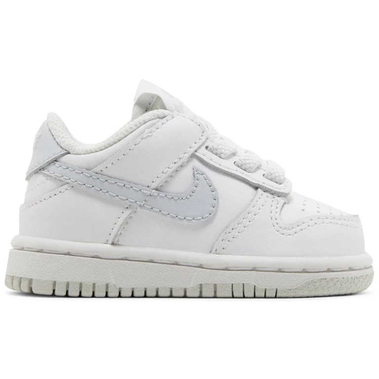 Toddlers Dunk Low 'White Pure Platinum' Sneakers