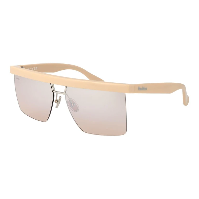 Max Mara Beige Plastic Sunglasses - Women