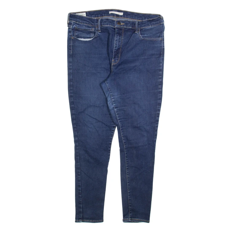 LEVI'S 720 Big E Womens Jeans Blue Slim Skinny W33 L28
