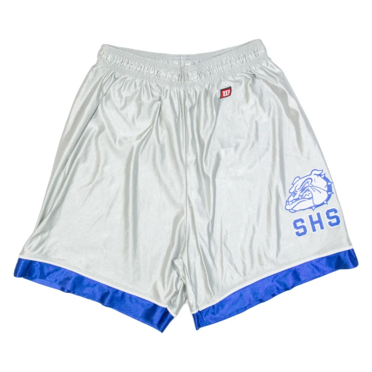 WILSON SHS Womens Sports Shorts Silver Relaxed 90s 2XL W30