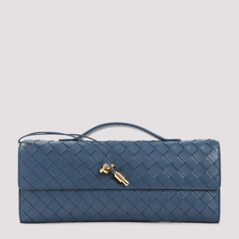 BOTTEGA VENETA - Bottega Veneta Andiamo Long Intreccio Clutch