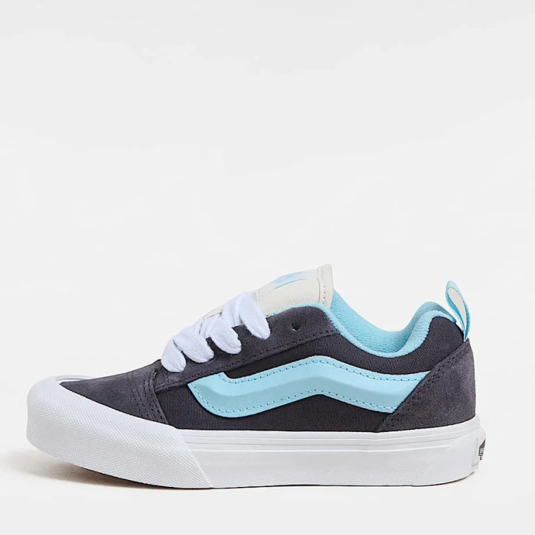 [vn000cyuy31] Preschool Vans Knu Skool - Grey/blue