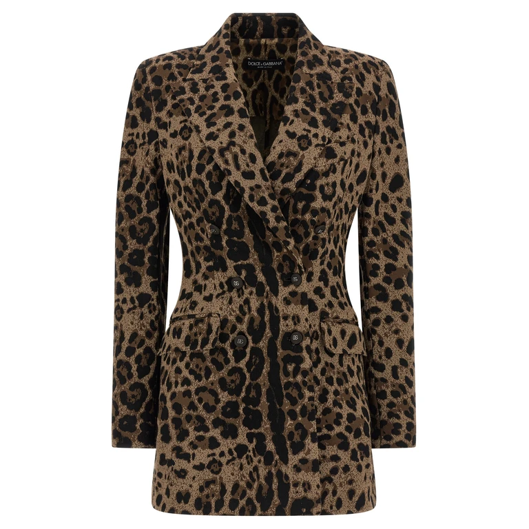 Dolce & Gabbana Brown Viscose Blazer Clothing - Women