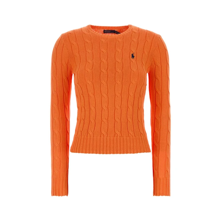 Polo Ralph Lauren Orange Cotton Sweater 014 Exterior: Maglieria - Women