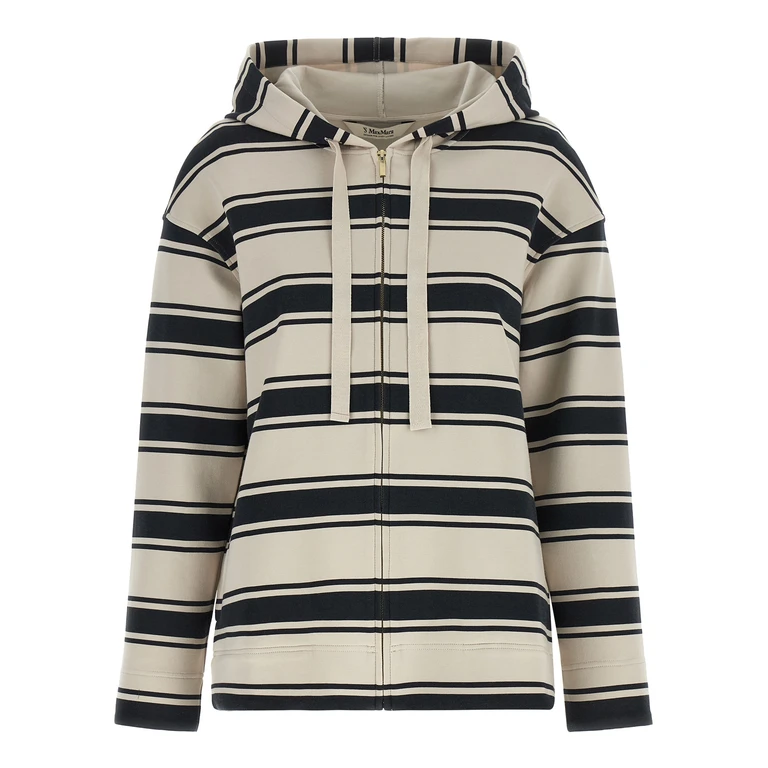 'S Max Mara Blue Cotton Hoodie Clothing - Women