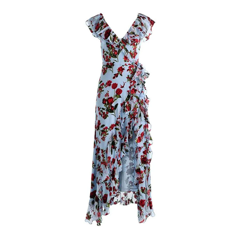 Alice+Olivia Maxi Robe - Bleu (CC603B03554U496)