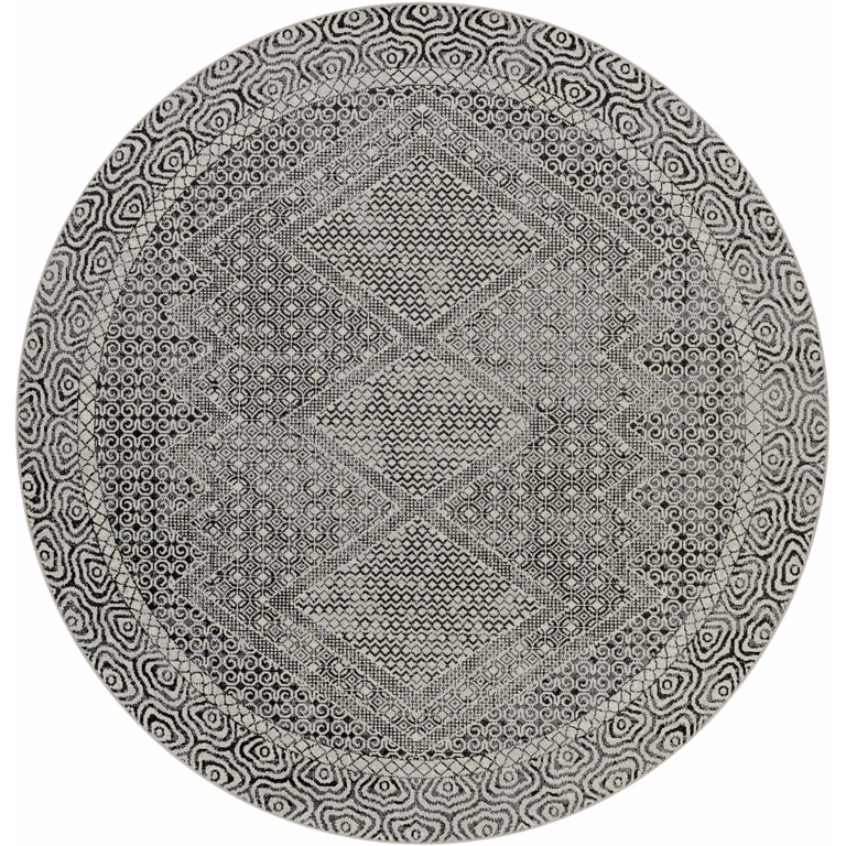 Coledale Black & White Washable Rug - Clearance
