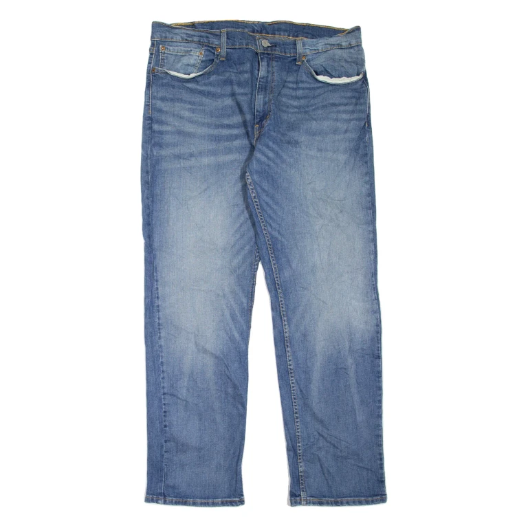 LEVI'S 559 Jeans Mens Blue Relaxed Tapered Stone Wash W38 L32