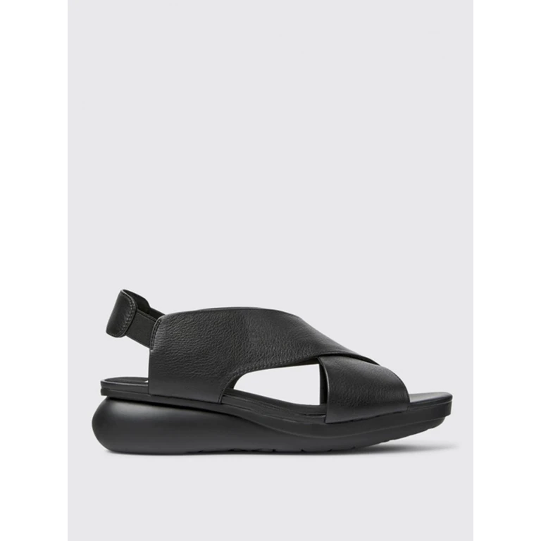 Balloon sandals in leather (K200066-008BALLOON0)