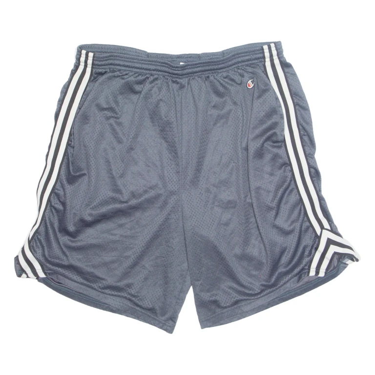 CHAMPION Mens Sports Shorts Grey Relaxed XL W34