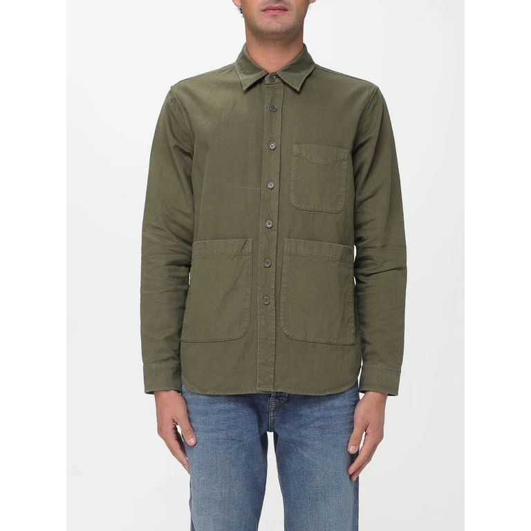 Shirt Men color Green (ACE84P06885260)