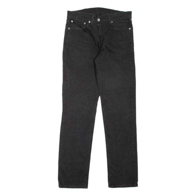 LEVI'S 511 Jeans Mens Black Slim Straight W30 L32